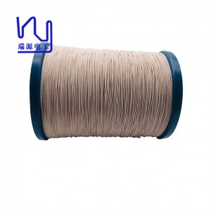 0.08mmx105 Silk Rufe Layer Biyu Babban Mitar Litz Wire
