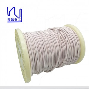 0.13mmx420 Enameled Stranded Copper Wire Nylon / Dacron Covered Litz Wire