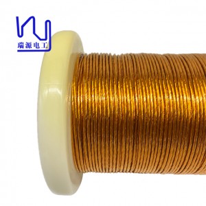 0.06mm *400 2UEW-F-PI Film High Voltage Copper Taped Litz Wire Para sa Motor Winding