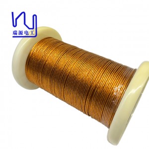 0.06mm *400 2UEW-F-PI Film High Voltage Copper Taped Litz Wire Bakeng sa Motor Winding
