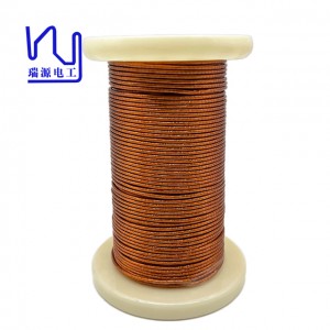 Customized 38 AWG 0.1mm * 315 High Frequency Taped Litz Fil