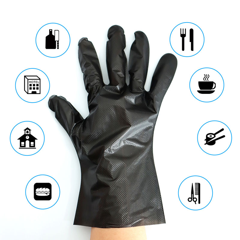 TPE Diamond Embossed Disposable Gloves