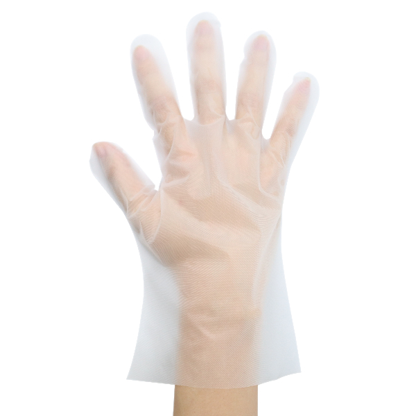 Maandalizi ya Chakula Clear Hybrid Glove(TPE)