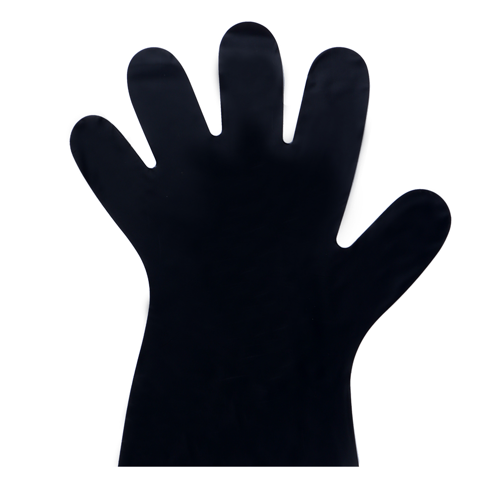Food Prep Black Hybrid Gloves (TPE)