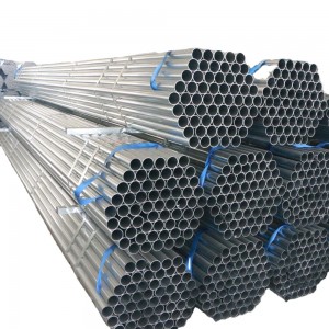 ASTM A53 Wela Hoʻopaʻa ʻia ʻo Galvanized Steel Pipe Steel Tubes