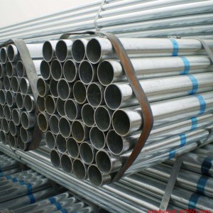 ASTM A53 Hot tinye galvanized Steel Pipe ígwè tubes