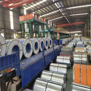 ASTM A653 ຈຸ່ມຮ້ອນ Galvanized Steel Coils ໂຄງສ້າງ