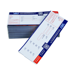 Flygbiljetter av högkvalitativt termiskt papper med boardingkort