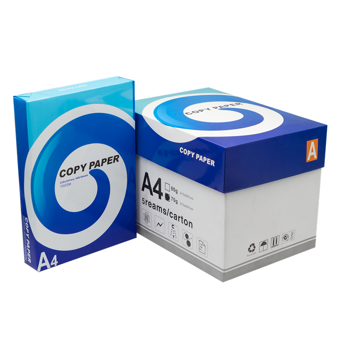 Pabrik OEM 70gsm 80gsm office White A4 Copy Paper