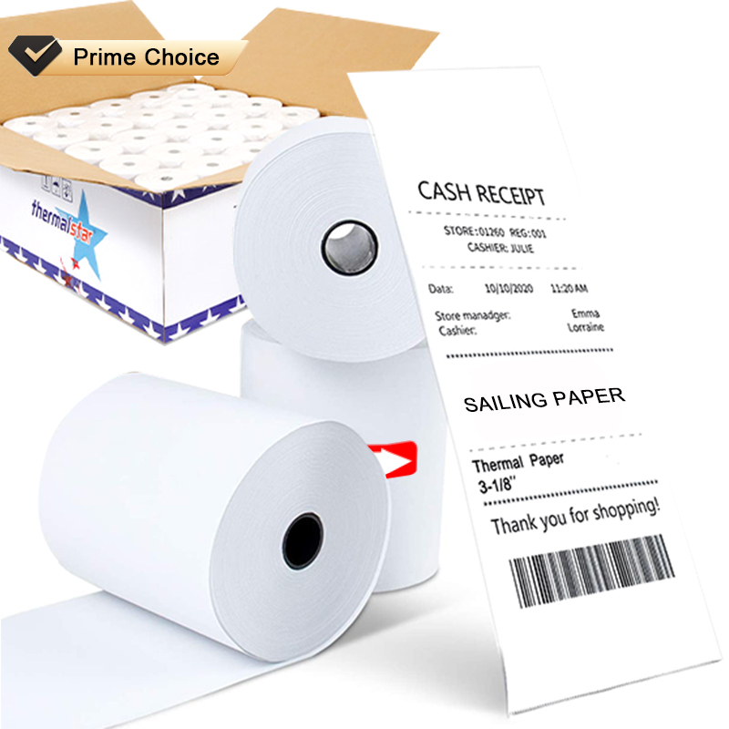 Proizvajalci neposrednega termičnega papirja 2 1 4 X 50 registrskih zvitkov