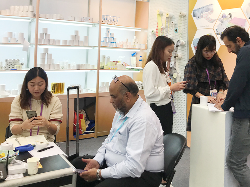Thank you for coming all the way to meet us at paper world trade fair in dubai on dec 14 ~16th 2021