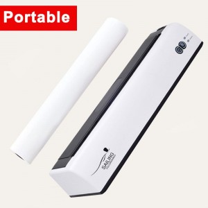 ເຄື່ອງພິມ mini portable a4 ໄຮ້ສາຍ Bluetooth handheld ສໍາລັບມືຖື