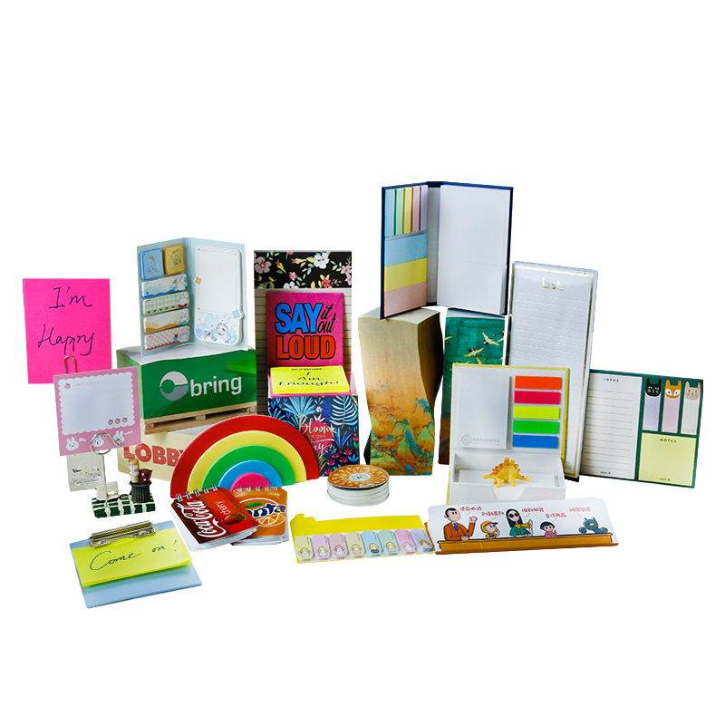 wholesale lindos blocs de notas kawaii papelería escolar notas adhesivas