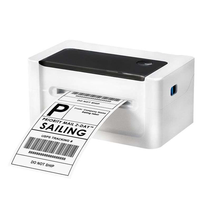 Termilise etiketiprinter 4-tolline ühekordne termosildiprinter