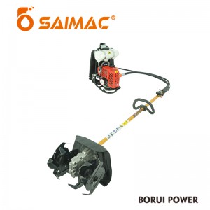 Saimac 2 aldiko gasolina motorra Mini laborantza Bg328w