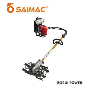 Saimac 2 Stroke Bensin Engine Mini Cultivator Bg328w