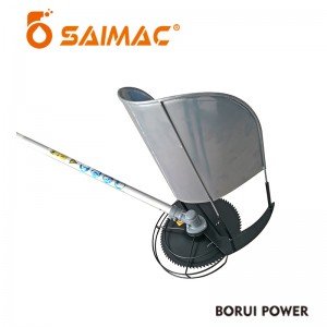 Cosechadora de arroz Saimac con motor de gasolina de 2 tiempos Cg430