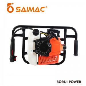 Saimac 2-тактный бензиновый двигатель Земляной шнек Dz63