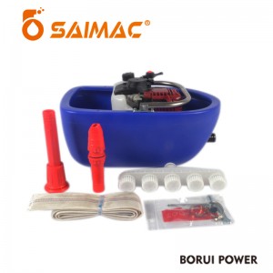 Saimac 4 Stroke Gasoline Engine Float Pump Fp140 အပြာရောင်
