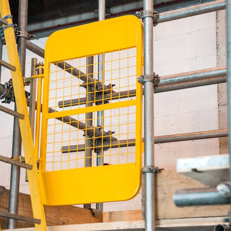 Scaffolding Self-Closing Safety Gate for Ladder Access Featured Image