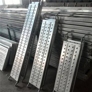 Steel Scaffolding Plank with Galvanized Surface Treatment