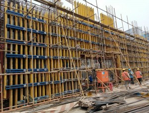 H20 Timber beam formwork for wall