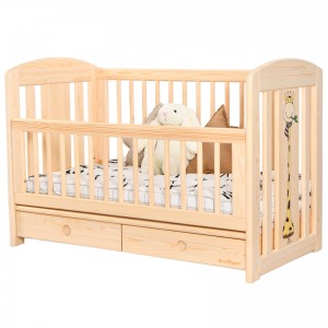 Factory Children Wood Bed Factories –  Sampo Baby Bed Crib and Cot Multi-function Cot Desk Sofa 3 Changeable Functions Baby Pine Wood Bed Frame Wooded baby Cot Bed SP-B-DY001 – Sampo