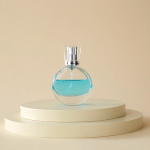 2022 Latest Design Large Mason Jars Bulk - 25ml Clear Tiny Designer Unique Round Flat Spray Perfume bottle Wholesale – Samuel