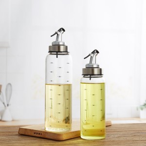 11OZ kitchen condiment vinegar glass scale sub-bottling