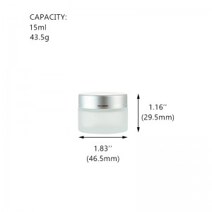 Wholesale high quality glass face cream jars