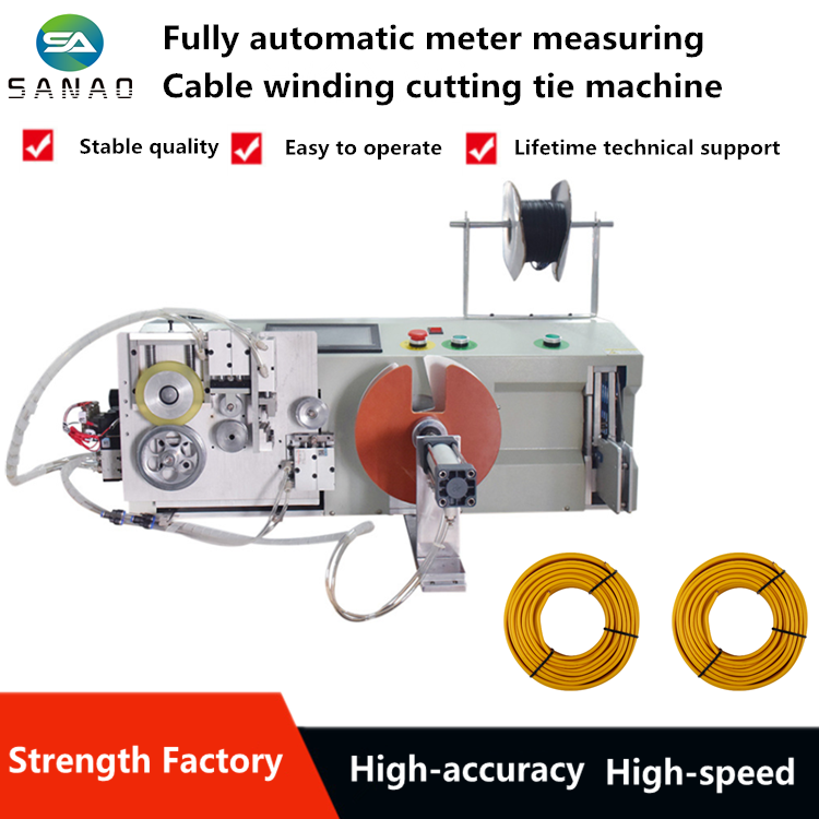 Automatisk kabelskjære- og viklingsmaskin med fast lengde – effektiv og nøyaktig kabelbehandlingsløsning