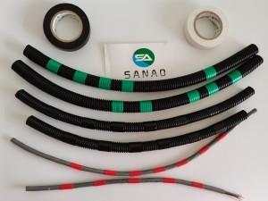 Màquina d'embolcall de cinta elèctrica personalitzada