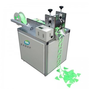 Máquina de corte automática de velcro para várias formas