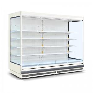 Supply ODM China Super Mall Refrigeration Equipment Commercial Multideck Open Chiller Display Cooler