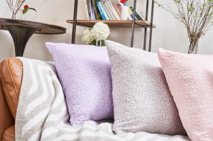 Jacquard Pattern ndi Soft Fabric Cover Cushion Series