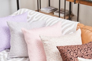 Jacquard Pattern ndi Soft Fabric Cover Cushion Series