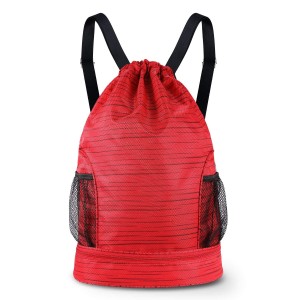 Polyester drawstring bag for Multi-layer large-capacity dry and wet separation