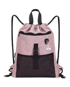 Mesh drawstring bag for Suitable for multiple scenes with fixed buckle and large capacity