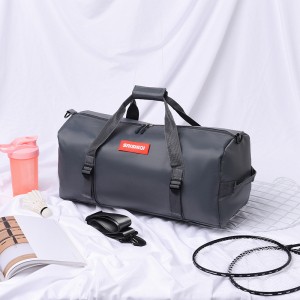 Fitness bag custom logo waterproof shoulder travel bag portable yoga bag sports short-distance luggage dry and wet separation