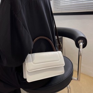 Single Shoulder Messenger Handbag Texture 2022 New Fashion Contrast Color