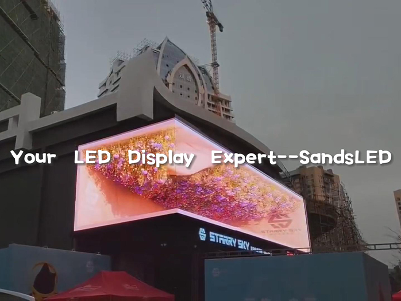 110M2 P4 3D LED显示屏云南，中国