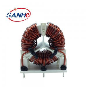 High Frequency High Current Three Phase Toroidal Inductor Common Mode Filter Inductor For Fuel Cells