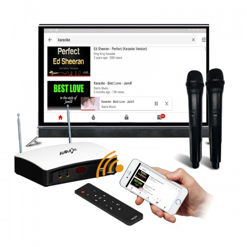 Factory Supply Karaoke Cdg Player - Karaoke player Karaoke with wireless wifi display microphone miracast airplay DLNA – sanjin