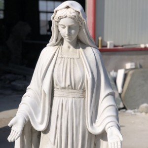 Life Size Blessed Virgin Mary Marble Statue