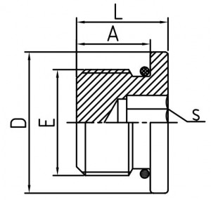 BSP mannelijke O-ring afdichting interne zeskantplug |Lekvrije montageoplossing