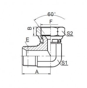 90° BSPT Male / JIS BSP Fa'afafine 60° |Avanoa High-Quality Hydraulic