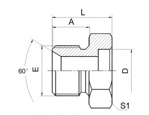 BSP Samec 60° sedlo / metrické nátrubkové tvarovky |Všestranné možnosti