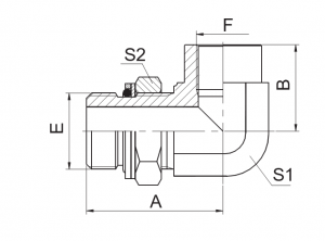 I-Metric Male O-Ring Ethembekile / I-BSP Female Adapters |Izixazululo ze-Hydraulic Connection