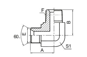 BSP 남성 이중 용도 피팅 |60° 콘 시트/접착 씰 응용 분야를 위한 다목적 커플링 솔루션