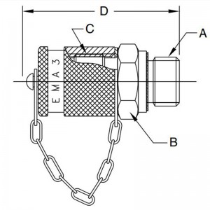 British Parallel Pipe |ISO 228-1 kompatibel |Tryktæt montering